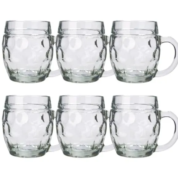 Ölglas, Ölsejdel, Ölkrus, Ölmugg - set med 6 ölglas Tübinger 0,3 liter