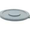 Låg, Rubbermaid Brute, 3,8cm, Ø56,8cm, grå, plast