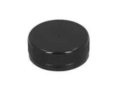 Låg Rund Ø38mm HDPE Sort,250 stk/pk