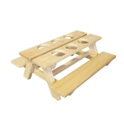 Ölhållare picknickbord - Flaskhållare 39x37x16,5 cm