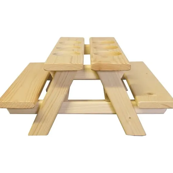 Ölhållare picknickbord - Flaskhållare 39x37x16,5 cm
