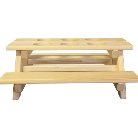 Ölhållare picknickbord - Flaskhållare 39x37x16,5 cm