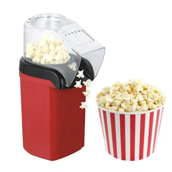 Liten Popcornmaskin. Poppa Popcorn helt utan att tillsätta Olja / Smör.