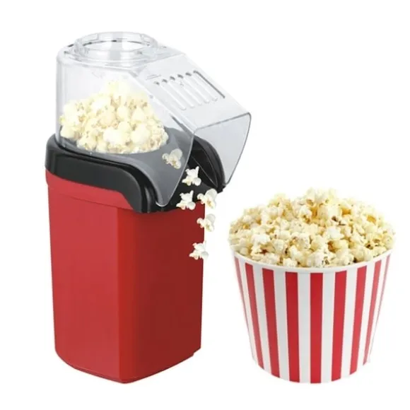 Liten Popcornmaskin. Poppa Popcorn helt utan att tillsätta Olja / Smör.