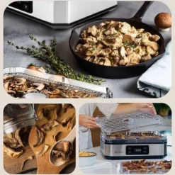 Livsmedelstork - ZEEGMA - Dry Chef - 6 Brickor - Timer 0-72h - Temperatur 35-70°C