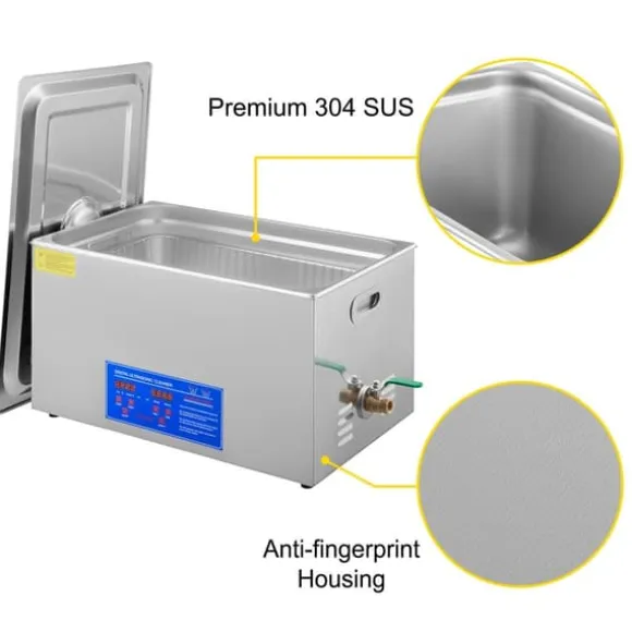 3L 40kHz 120W digital ultraljudsrengörare, djuprengöring, justerbar tid/temperatur, humaniserad design, bred applikation