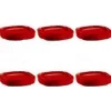 Lock för MOULINEX Multi Délices röda yoghurtkrukor - Set om 6