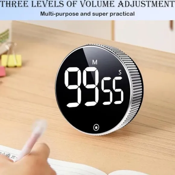 Lollanda Digital Timer med Magnet & LED-display - Kökstimer