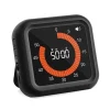 Lollanda Visuell Timer 11 timmar 59 minuter,Uppladdningsbar Timer med Magnet & Stativ, Justerbar Volym