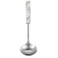 Louche i rostfritt stål 30 cm med keramikhandtag Laura Ashley - Sage Parterre av Pendeford
