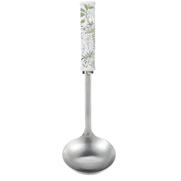 Louche i rostfritt stål 30 cm med keramikhandtag Laura Ashley - Sage Parterre av Pendeford
