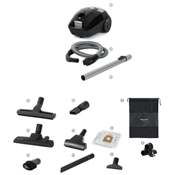 LOVIO VacuuCapsule LVBVC001 påsdammsugare