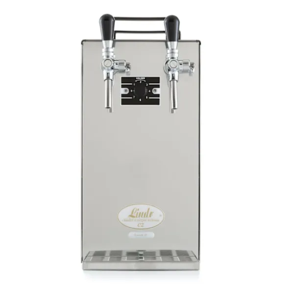 Öltapp- kontakt 40 2-sidigt torrkylare, kontinuerlig kylare 50 liter / h, inkl. Dispenserspelare, Green Line, KEG:Type A, KEG 2:Type D
