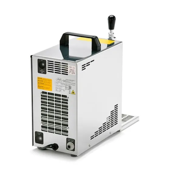 Öltapp, öldispenser, ölmaskin, ölautomat, ölkylare PYGMY 25, en linje torr kylare, 35 liter/h -Bierkoffer, waterchiller, Green Line, KEG:utan