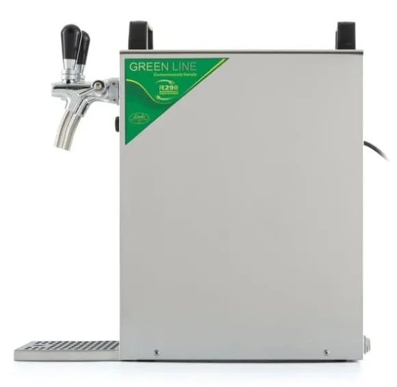 Öltapp, öldispenser, ölmaskin, ölautomat, ölkylare, öltappingssystem - Kontakt 40 2-rads torrkylare, flödeskylare 50 liter/h, Green Line