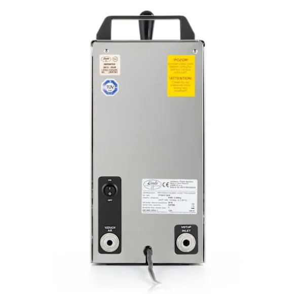Öltapp, öldispenser, ölmaskin, ölautomat, ölkylare PYGMY 25 / K med membranpump, 1-rads torrkylare av rostfritt stål, 35 liter/h, Green Line
