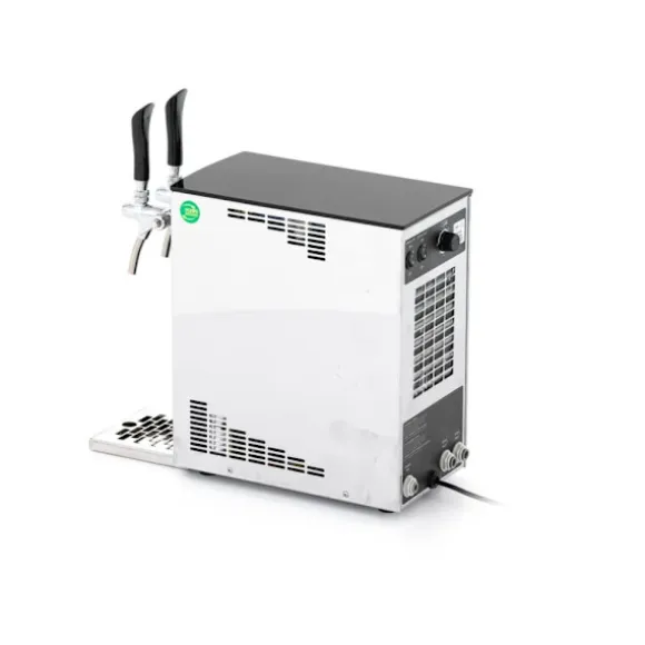 Öltapp, öldispenser, ölmaskin, ölautomat, ölkylare, öltappingssystem PYGMY 25/k Exclusive, två trådsensor, Torr svalare utan CO2, luftkompressor