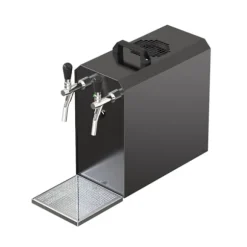 Öltapp - STREAM 50 ölväska, genomströmningskylare, 2-rads torrkylare, upp till 55 liter / h - SVART UTGÅNG, KEG:Type D, KEG 2:Type M