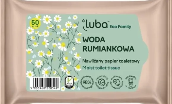 LUBA_Eco Family moistened toilet paper with Chamomile Water 50pcs.