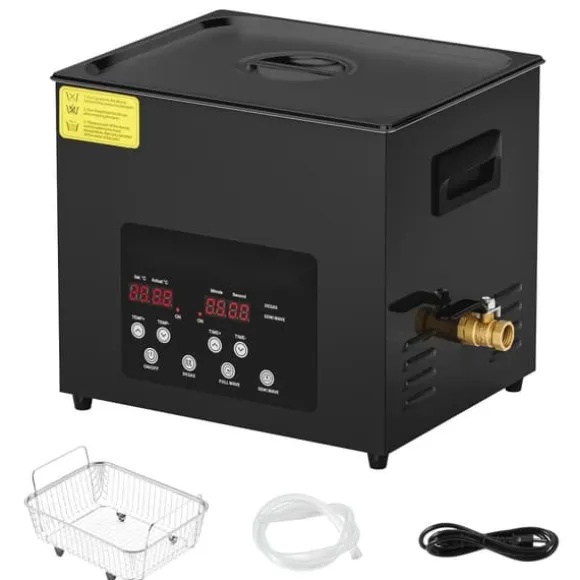 10L Ultraljudsrengöringsmaskin, Korgvärmare och Timer 240W, Nyckelfunktioner för Effektiv Rengöring