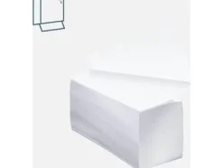 Luna Smart - ZZ pappershandduk, 3-panel, 2-lagers, cellulosa - Vit