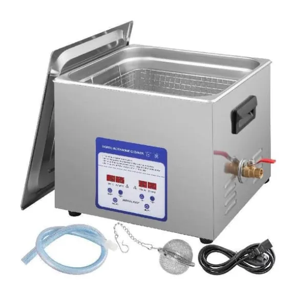 10L 240W 40kHz kommersiell digital ultraljudsrengörare, djuprengöring, justerbar tid/temperatur, humaniserad design, bred applikation