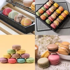 Macaron Kakform i Silikon / Form - 48 platser