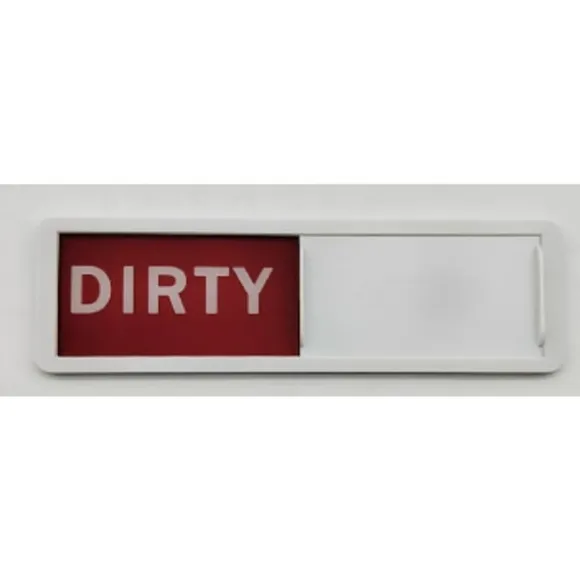 Magnet för diskmaskin REN / SMUTSIG skylt Röd/grön