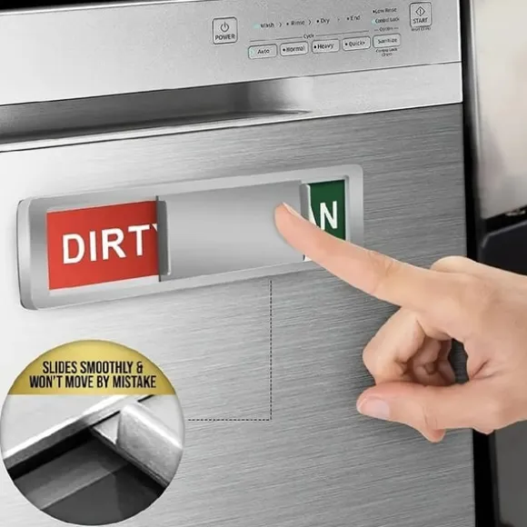 Magnet / Skylt för diskmaskin – Clean / Dirty
