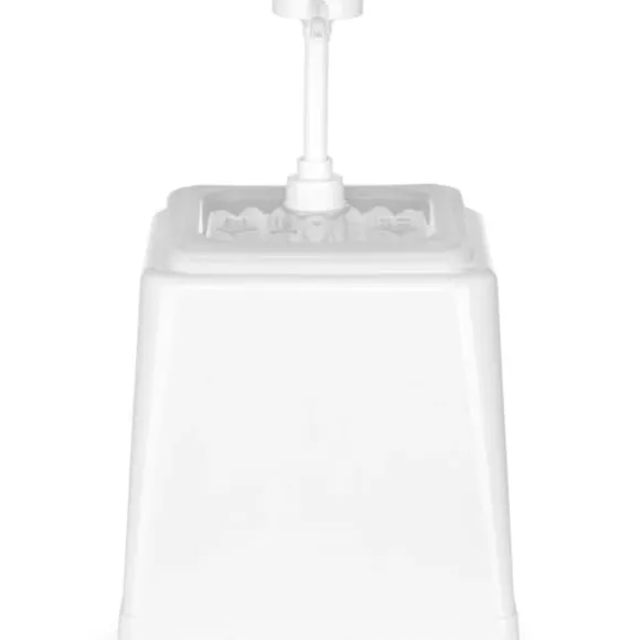 Majonnässåsdispenser med pump 2,5 l vit - Hendi 203545