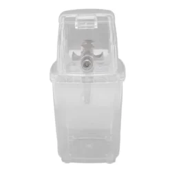 Manuell Ice Crusher Liten bärbar rakapparat Handmanövrerad Snow Cone Machine for Home Transparent