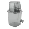 Manuell Ice Crusher Liten bärbar rakapparat Handdriven Snow Cone Machine for Home Grey