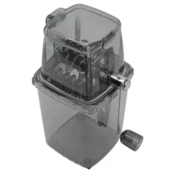 Manuell Ice Crusher Liten bärbar rakapparat Handdriven Snow Cone Machine for Home Grey