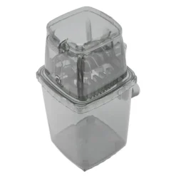 Manuell Ice Crusher Liten bärbar rakapparat Handdriven Snow Cone Machine for Home Grey