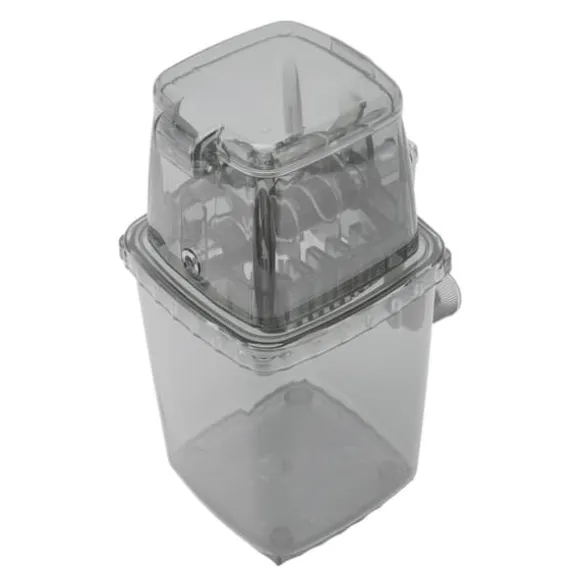 Manuell Ice Crusher Liten bärbar rakapparat Handdriven Snow Cone Machine for Home Grey