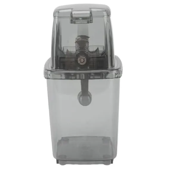 Manuell Ice Crusher Liten bärbar rakapparat Handdriven Snow Cone Machine for Home Grey
