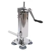 Manuell Korvstoppare, Rostfritt Stål, Vertikal Design,6 lbs, Silver