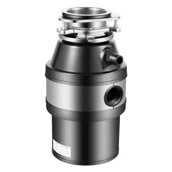 Matavfallskvarn, 220V, 560 W ren kopparmotor, 1,2 L malningskammare, svart