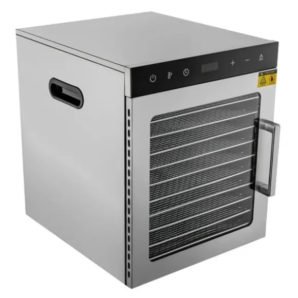 Matavtorkare, 10 brickor, justerbar temperatur,10 Brickor