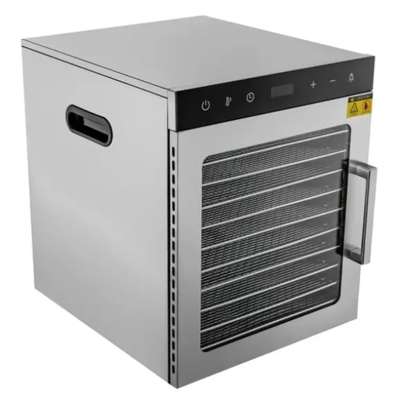 Matavtorkare, 10 brickor, justerbar temperatur,10 Brickor