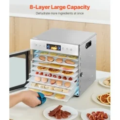 Matdehydrator, 300x305x310 mm, rostfritt stål, elektrisk