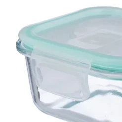 Matförvaringsbehållare Set, Glas, Transparent