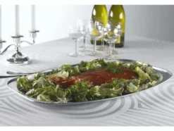 Matlagningsskål oval foodline 55x36x2,2cm slät stor 10st/pack - (10 st.)