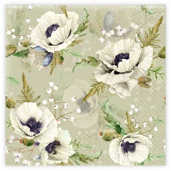 Matservett Vita Blommor 20-pack Ivars i Lanna