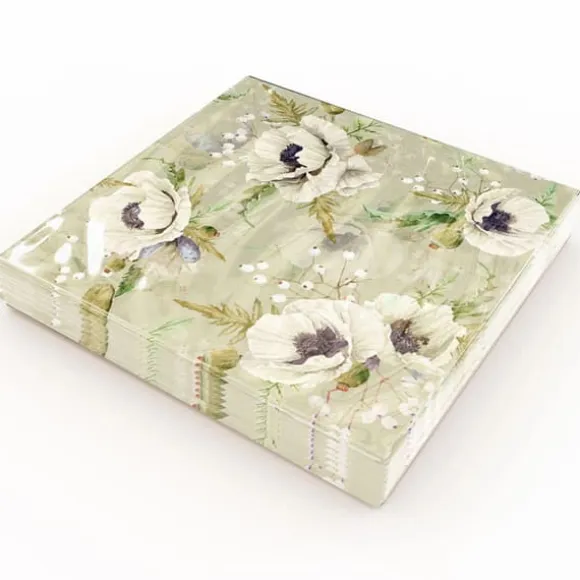 Matservett Vita Blommor 20-pack Ivars i Lanna