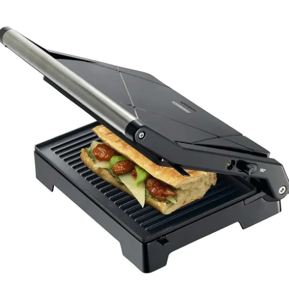 MELISSA Panini-grill och kontaktgrill med non-stickbeläggning och överhettningsskydd 1000W Svart