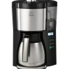 Melitta Look Therm Timer Kaffemaskin - 10 koppar - Svart / Silver