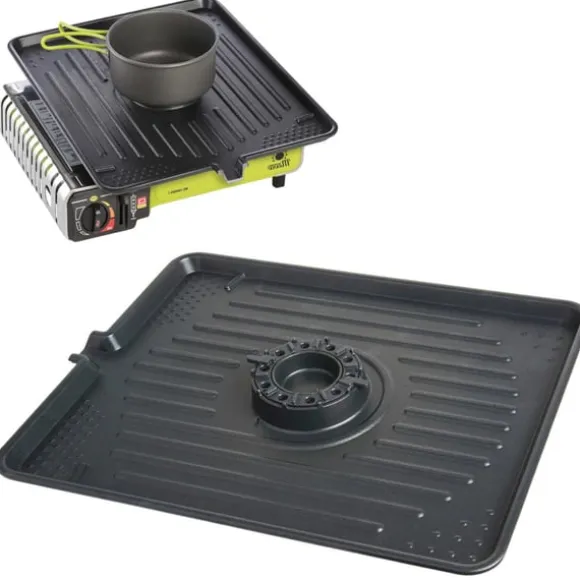 MEVA GRILL F?R GASPIS MED BR?NNARFUNKTION GJUTJ?RNSTURIST