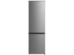 Midea MDRB380FGE02A - Kylskåp/frys - bottenfrysskåp - bredd: 54.5 cm - djup: 62.5 cm - höjd: 180 cm - 270 liter - Klass E - stål