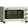 Minibackugn 21 L med rotisserie, 3 lägen, 100–230 °C, galler & plåt, rostfritt/glas, cremevit